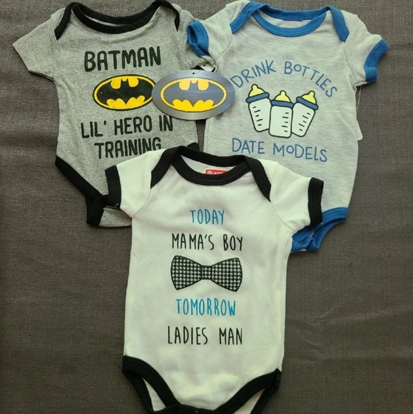 New 3piece Onsie Boots 0-3 Month Bundle - Picture 2 of 3